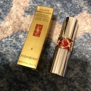 BNIB yvessaintlaurent volupte sheer candy balm 6 luscious cherry